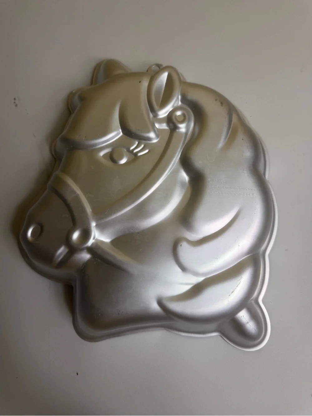 Vintage Wilton Pony Horse Cake Pan 1996 Aluminum Baking Mold 2105-1011